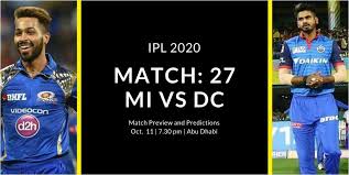 Where is the dc vs mi on which tv channels will dc vs mi live coverage be available? Ipl 2020 Mi Vs Dc Match Preview Team Analysis Cricindeed