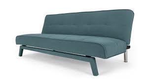 Yoko Canape Convertible Bleu Sorbet Made Com Sofa Bed For Small Spaces Sofa Bed Ikea Sofa Bed