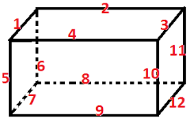 The Adjoining Figure Represents A Cuboid. (I) How Many Edges Does