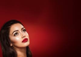 The brightness of this red was pretty shocking at first. 1001 Ideas For Christmas Makeup With Red Lipstick