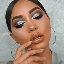 Black And Silver Smokey Eye Makeup Melly Sanchez Silver Smokey Eye Silver Eye Makeup Silver Makeup