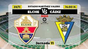 Cadiz vs elche head to head record shows that of the recent 18 meetings they've had. La Liga Santander Elche Cadiz Horario Y Donde Ver Hoy Por Tv El Partido De La Jornada 11 De Laliga Marca