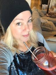 Blueberry ginger juice recipe with ACV