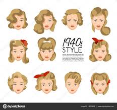 Check spelling or type a new query. Download 1940s Vintage Hairstyle Vector Illustration Stock Illustration Vintage Hairstyles Easy Vintage Hairstyles 1940s Hairstyles