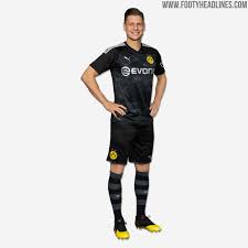 Borussia dortmund's blackout anniversary kit has been added to fifa 20. Borussia Dortmund 19 20 Away Kit Released Footy Headlines