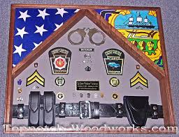 Shadow box display case 11x14 shadowbox picture frame with linen back,memorabilia pins,awards,medals choosing the right type of acrylic shadow box display can be a daunting task, especially when there are so best police shadow box display case reviews. Police 2 Flag Shadow Box By Topnotch Woodworks