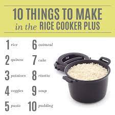 There's no problem if you use the smaller rice cup for measuring both rice and water or use it to measure rice and add water to the rice cooker pot up to. Rice Cooker Plus Recipes Jen Haugen