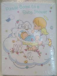 Precious Moments Baby Shower Invitations Baby Shower Invitation Cards Precious Moments Wedding Pastel Baby Shower