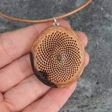 Fibonacci Sequence Necklace Protea Flower Base Handmade Into Etsy Fibonacci Fibonacci Sequence In Nature Nature Necklace
