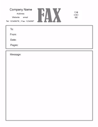Fax Cover Letter Sample Word Sample Cover Letter