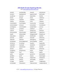 Get printable worksheets to teach 6th grade vocabulary now! Https Www Spelling Words Well Com Support Files Sixth Grade Spelling Words Pdf