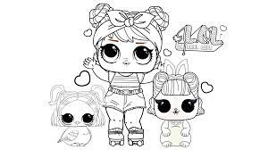 Lol Surprise Dolls And Pets Coloring Book How To Draw Lol Doll This Coloring Page Is Here For You How To Lol Dolls Coloring Books Cute Coloring Pages