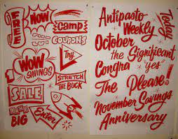 If this is the future of sign painting, we're in good. Hand Lettered Sign Painting Lettering Hand Lettering Lettering