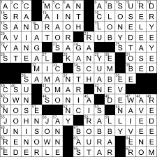 La Times Crossword 8 Jan 20 Wednesday Laxcrossword Com