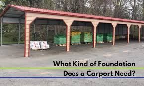 A popular design for many carports is to have them built directly onto the side of your home, often in place. What Kind Of Foundation Does A Carport Need