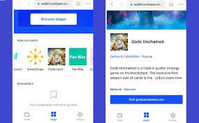 Coinbase Wallet Review Collectibles Dapp Browser Guide Dappgrid