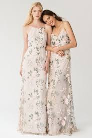 Vintage Floral Lace Bridesmaids Dresses Jenny Yoo Claire And Julianna In Blush Sand Dune Floral Bridesmaid Dresses Jenny Yoo Bridesmaid Dress Dresses