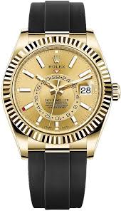 This distinctive watch is characterized by its second time zone display on an. Rolex Sky Dweller Gelbgold Chrono24 De