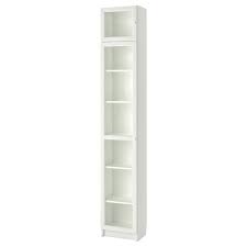 Billy Oxberg Bibliotheque Avec Porte Vitree Blanc Verre 40x30x237 Cm Ikea Bookcase With Glass Doors Glass Cabinet Doors Billy Bookcase