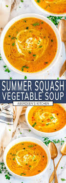 Summer Squash Vegetable Soup Yellow Squash Recipes Vegetable Soup Recipes Squash Vegetable