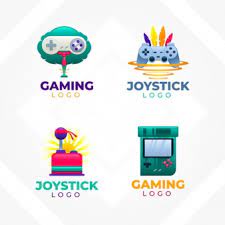 Coleccion De Logos De Videojuegos Para Empresas En Estilo Degradado Vector Premium