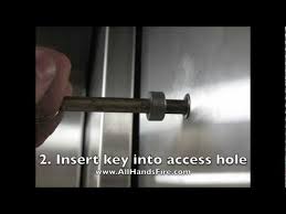 What is an elevator door? Elevator Keys Elevator Access With Drop Key Youtube