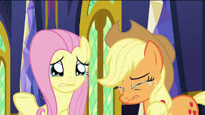Maybe you would like to learn more about one of these? 2183667 Safe Screencap Applejack Fluttershy Earth Pony Pegasus Pony The Last Problem Crying Cute Female Lip Bite Mare Sad Sadorable Teary Eyes Derpibooru