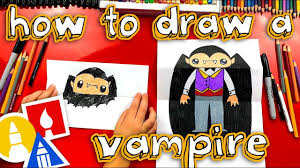 It's important to not use origami paper or square paper for this art project. How To Draw A Bat And Vampire Folding Surprise Art For Kids Hub Draw A Bat Art Lessons For Kids