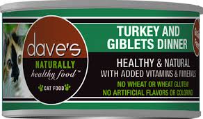 Dave's dog food recall of june 2018 (6/13/2018). Dave S Pet Food Naturally Healthy Grain Free Turkey Giblets Dinner Canned Cat Food 3 Oz Case Of 24 Chewy Com