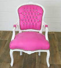 Die hochwertige polsterung sorgt für eine hervorragende. Barock Stuhl Antik Weiss Diamond Look Chair Luxus Barock Sessel Stuhl Pink Weiss Ebay