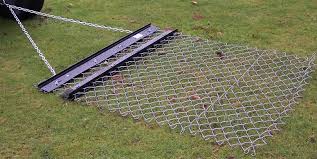 The purpose of a lawn leveler is to work topdressing (sand/soil. Chain Link Drag Mat Cheapest Drag Mat With Effectiveness Diy Driveway Diy Lawn Diy Chain Link Fence