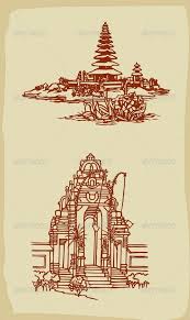 Qatar covid 19 quarantine exemption announced for vaccinated travelers b a l berry appleman leiden llp.with the uk's latest red list update, what does it mean for a country to be in this category? Balinese Temple Illustrations Vintage Style Illustration Sketsa Candi