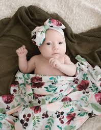Vintage baby hospital receiving swaddling cotton flannel blanket pastel zebra. Baby Swaddle Blanket With Matching Hair Bow Baby Girl Swaddle Swaddle Set Girl Baby Swaddle Blankets