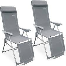 Großverkauf garten klappstuhl alu aus china garten klappstuhl alu großhändler über großverkauf , großverkauf und mehr bei alibaba.com. Deuba Set Of 2 Aluminium Garden Chair High Back 5 Way Adjustable Back And Footrest Light Construction B In 2020 Gartenstuhl Hochlehner Gartenstuhle Campingstuhl