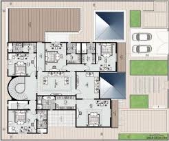 مخطط الفيلا رقم التصميم a12 من مبادرة بيتى 929 متر مربع 7 غرف نوم arquitetura casas apartamento