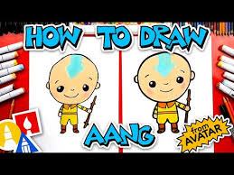 Avatar the last airbender drawing aang. How To Draw Aang From Avatar The Last Airbender Safe Videos For Kids
