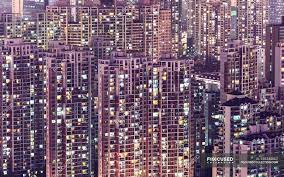 Dies ist eine wohnung von 40 quadratmetern in shanghai, china. Halb Beleuchtete Wohnungen In Shanghai Stadtbild Hochhauser Stock Photo 135244862
