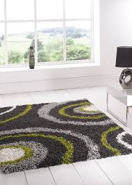 Black And Green Rug Nordic Shaggy Rugs Equator Lime Green Steel Patterned Shaggy Rugs Green Rug Lime Green Rug Buying Carpet