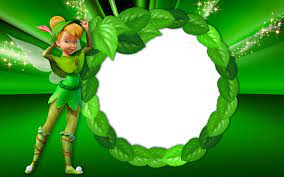 Tinkerbell Green Transparent Kids Frame Kids Frames Tinkerbell Tinkerbell Fairies