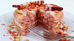 And this recipe did not disappoint.i did not have cream of tartar so substituted it with lemon juice. Strawberry Crunch Pancakes With Cream Cheese Icing Youtube
