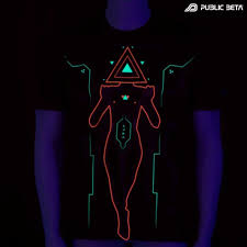 Glow In Blacklight Wear Futuristic Art T Shirt Psywear Futuristic Art Visionary Art Black Light