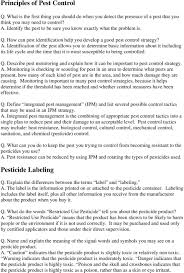 Integrated pest management follows a decision making process that helps effective ipm programs include practices such as: Principles Of Pest Control Pdf Free Download