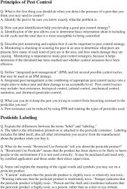 Integrated pest management follows a decision making process that helps effective ipm programs include practices such as: Principles Of Pest Control Pdf Free Download