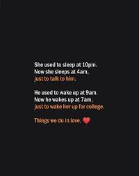  She Used To Sleep At 10pm Now She Sleeps At 4am School Life Quotes Caring Quotes For Him Good Relationship Quotes