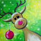 Paint Nite: Gettin' Festive Reindeer event in Moline, IL