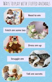 How To Play With Your Stuffed Animal Game Animals Plush Animals Animal Games