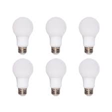 Buying the correct lighting doesn't have to be complicated. Ecosmart 60w Equivalent Daylight 5000k A19 Dimmable Led Light Bulb 6 Pack Energy Sta The Home Depot Canada