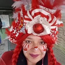 Pin Von Petra Mattar Auf Karneval Rot Weiss Schminken Karneval Karneval Schminken Karneval