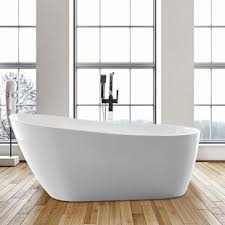 Fitting your bathroom with a freestanding tub is a great way of making your bathtub a decorative focal point. 59 Inch Tub Wayfair
