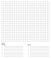 Some of these templates are in pdf, some in psd and some in easy word format made for your convenience. 10 Best Free Printable Blank Crossword Puzzle Template Printablee Com